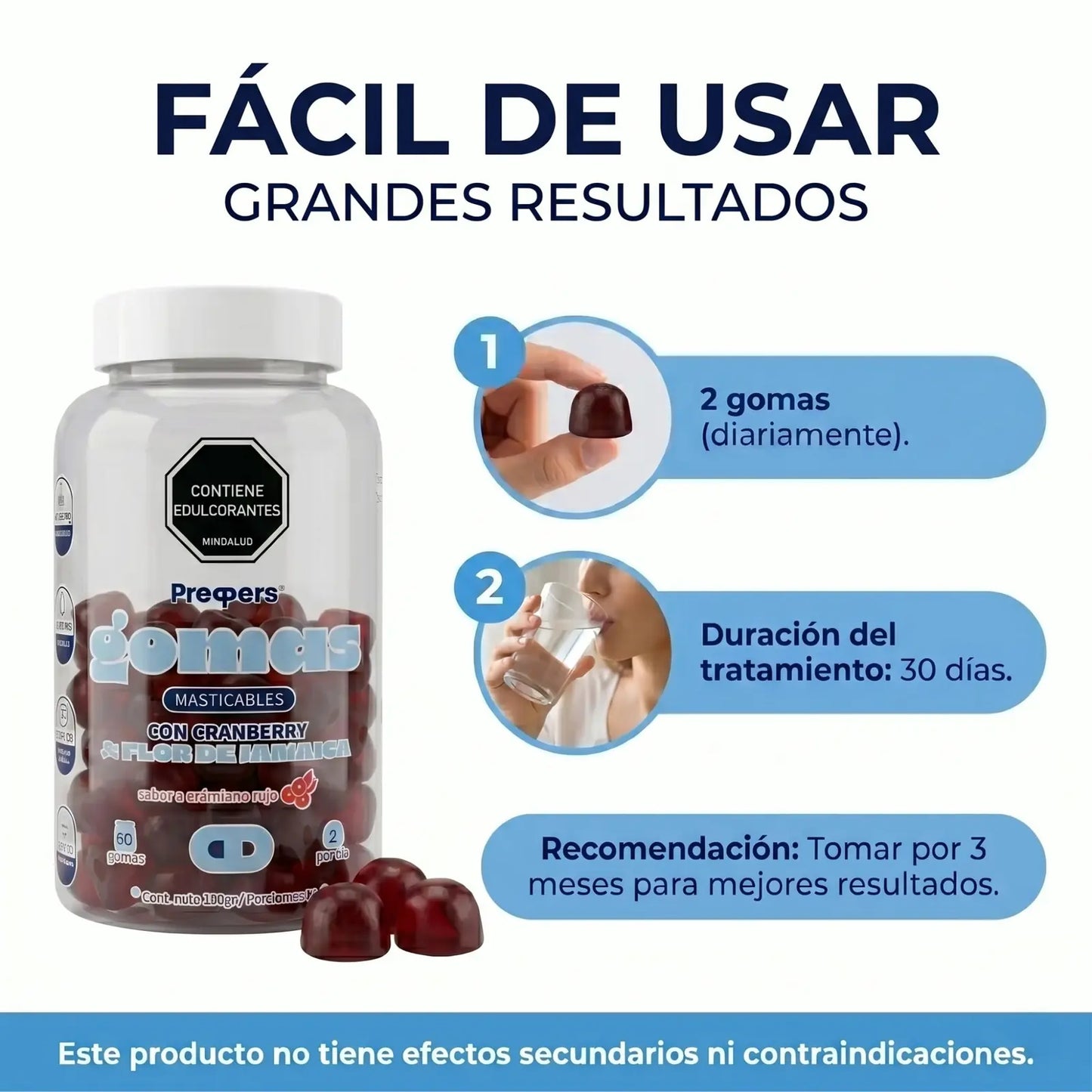 Gomas Cranberry & Flor de Jamaica
